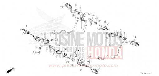 CLIGNOTANT CB1000RAM de 2021